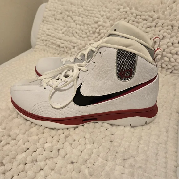 2009 Nike Zoom KD1 (White / Red / Silver)